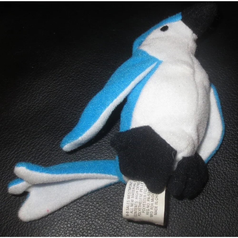 McDonald's Ty Teenie Beanie Rocket The Blue Jay NO BAG NO TAG